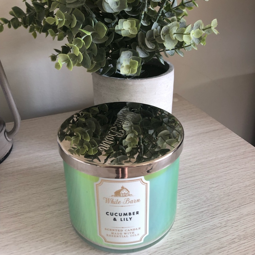 Bath & Body Works Cucumber & Lily Candle